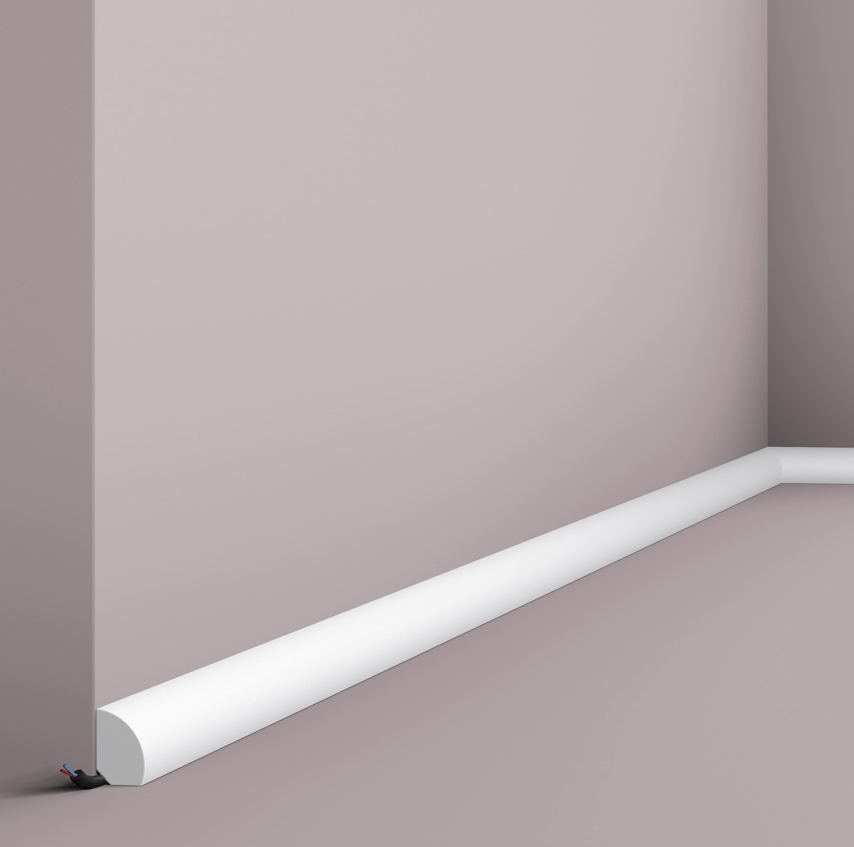 Плинтус под покраску NMC Wallstyl FL6 2000×19×12